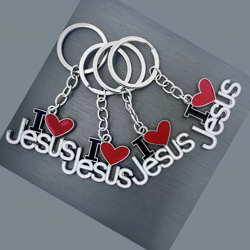 I Love Jesus Keychain