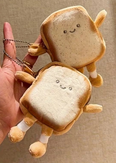 Toast Keychain Coin Purse