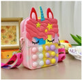 Unicorn Bubble Fidget Crossbody Bag