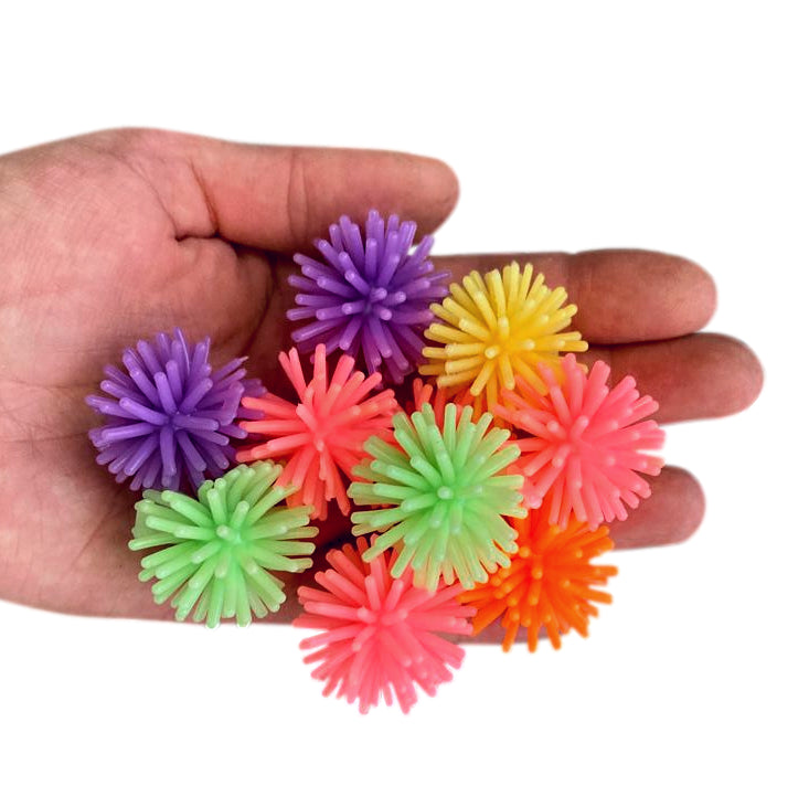 Spiky Puffer Fidget Balls – 8 Pack